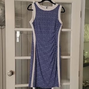 Blue and white Chaps dress